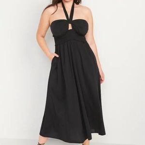 Fit & Flare Halter Dress